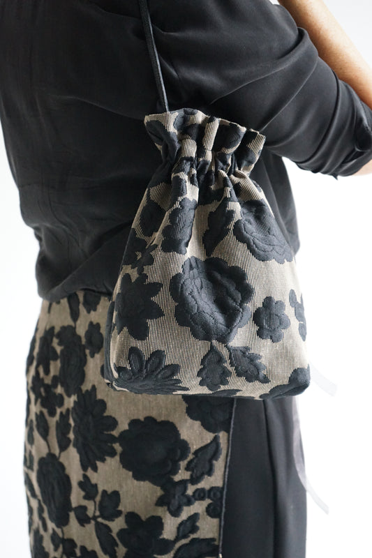 Petit Sac black Flora