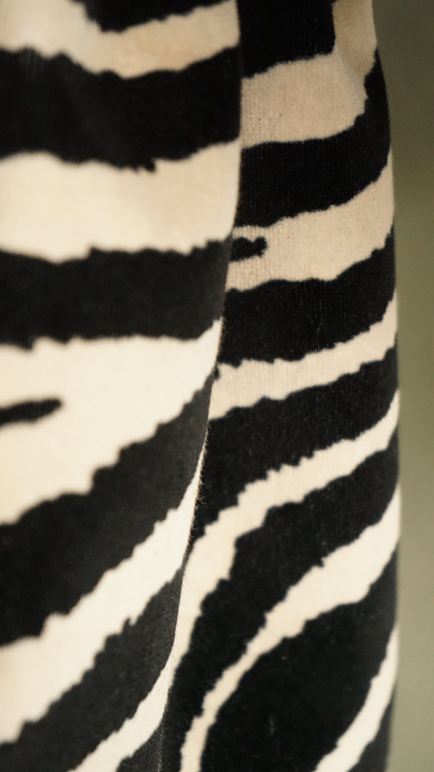 Petit Sac Zebra velvet