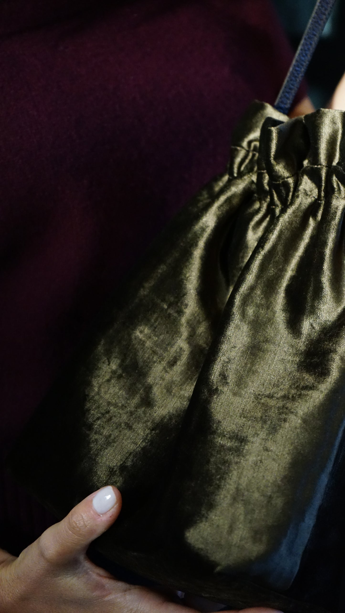 Petit Sac Bright Brown Velvet