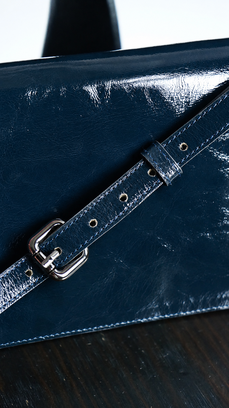 Oblique Glazed Blue