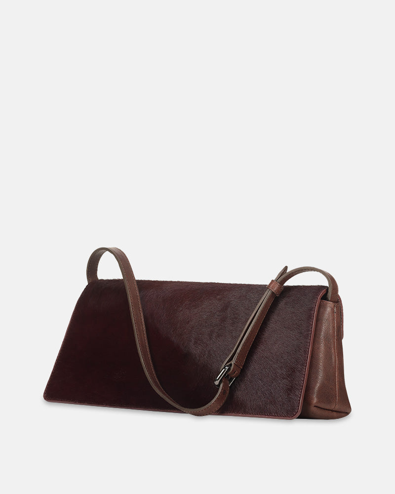 Oblique Burgundy and Brown