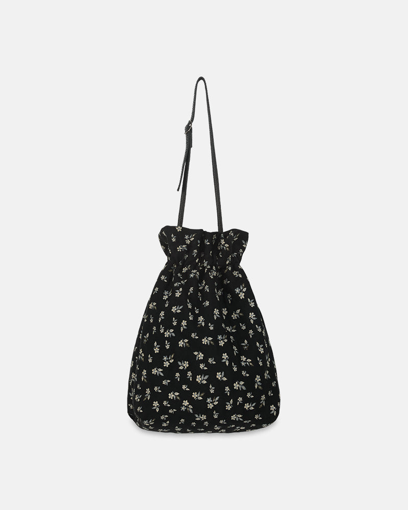 Petit Sac Black flowers