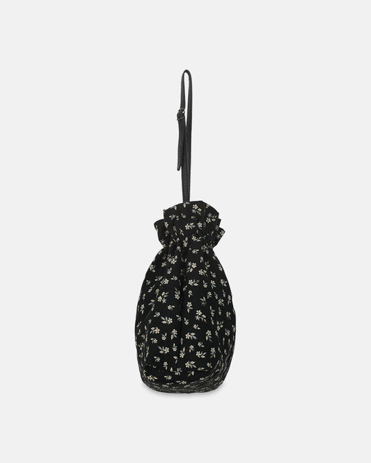 Petit Sac Black flowers