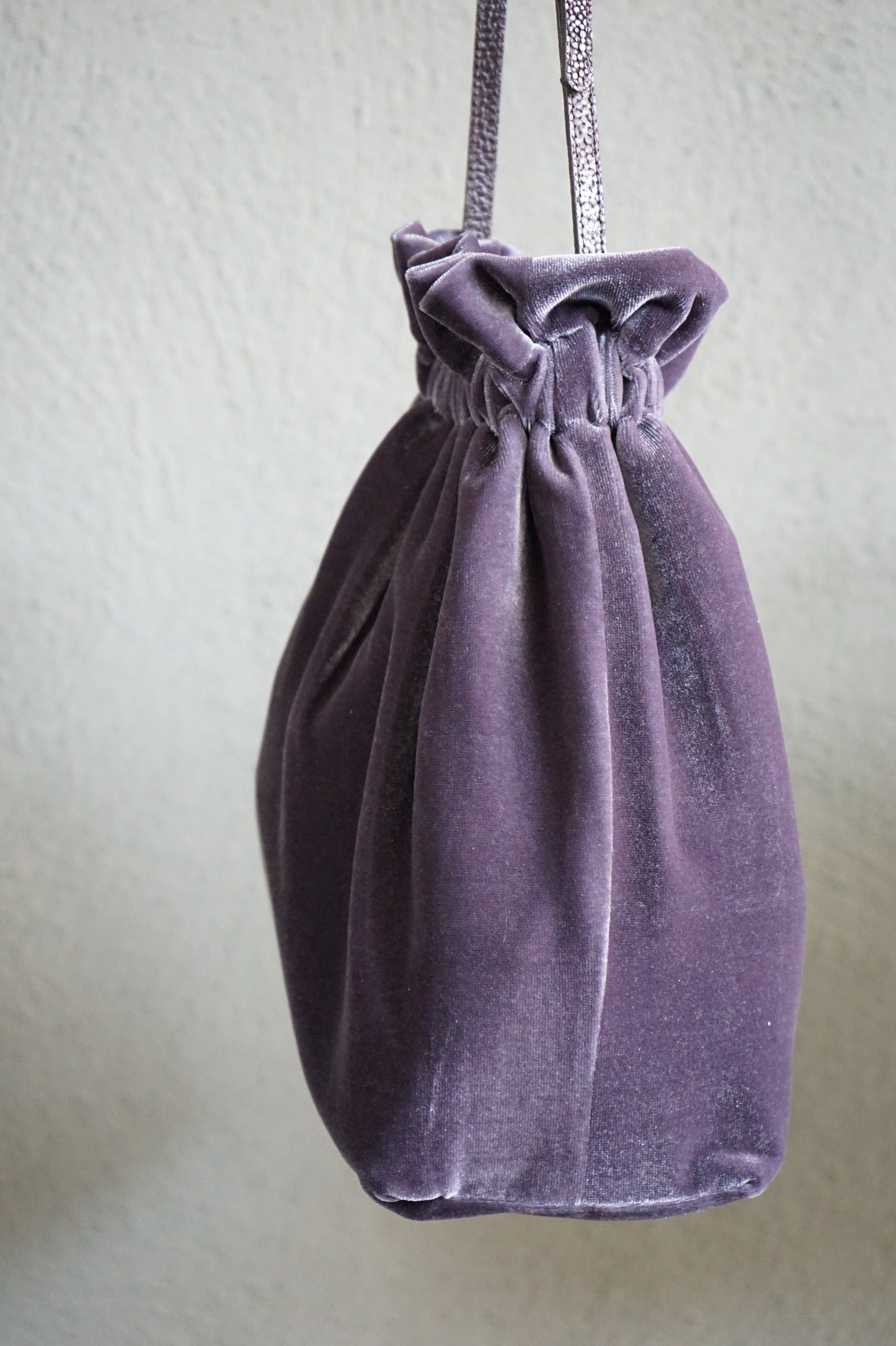 Petit Sac Silver Velvet