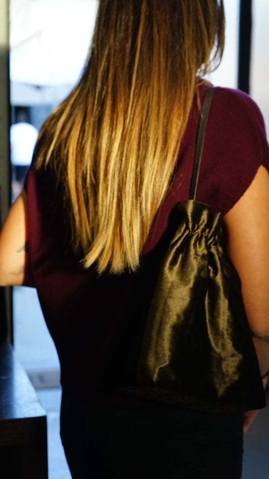 Petit Sac Bright Brown Velvet