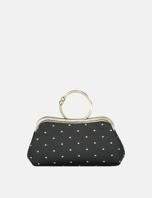 Matilde Black beige polka dots