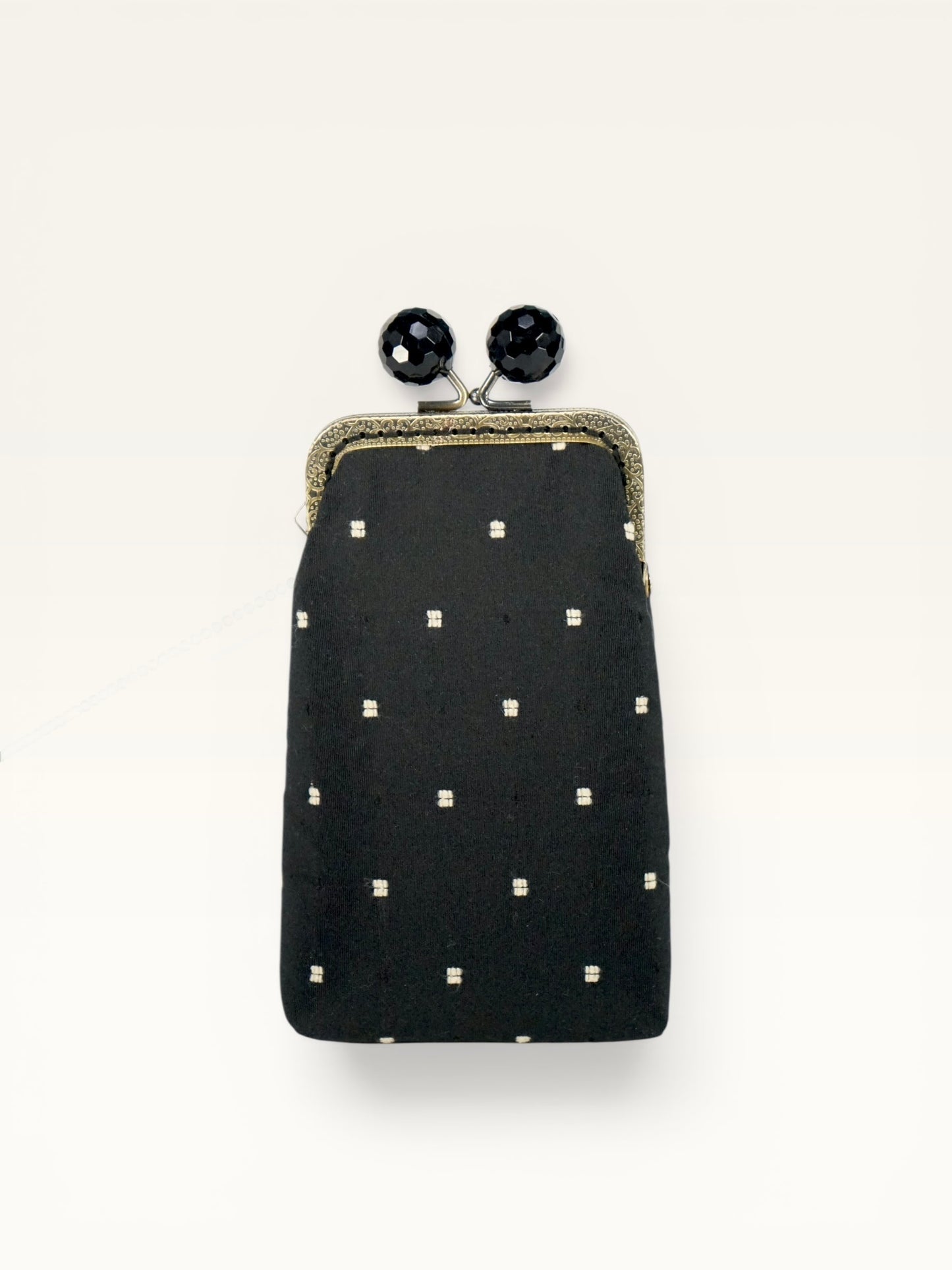 Ludovica Black Pois Beige