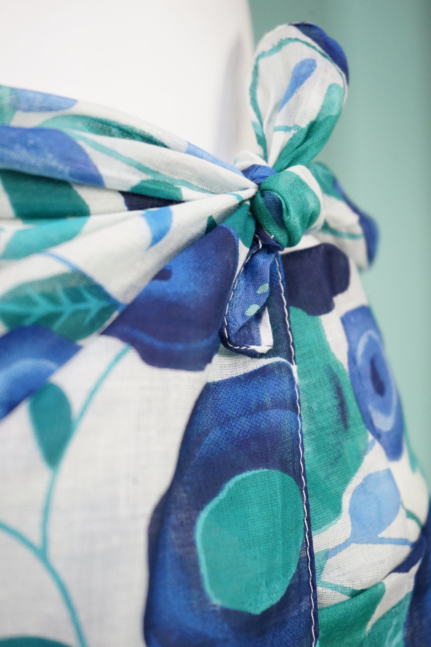 Pareo Floral Blue