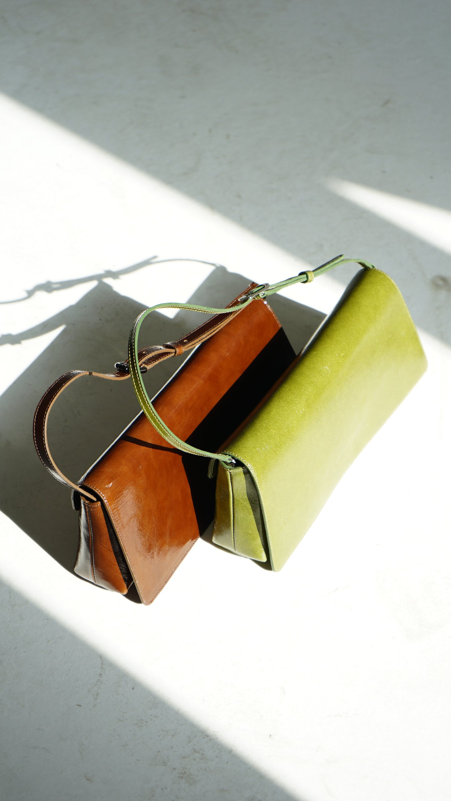 Oblique Glazed Green