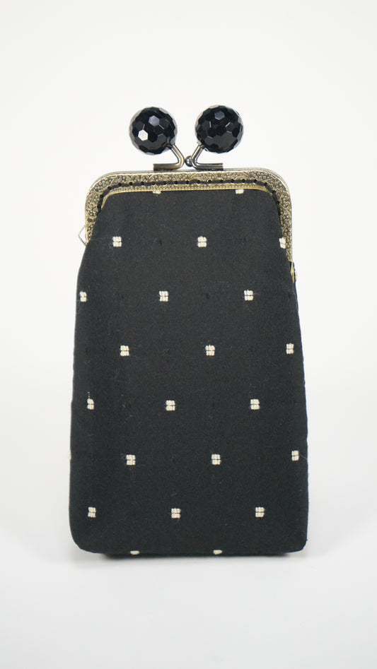 Ludovica Black Pois Beige