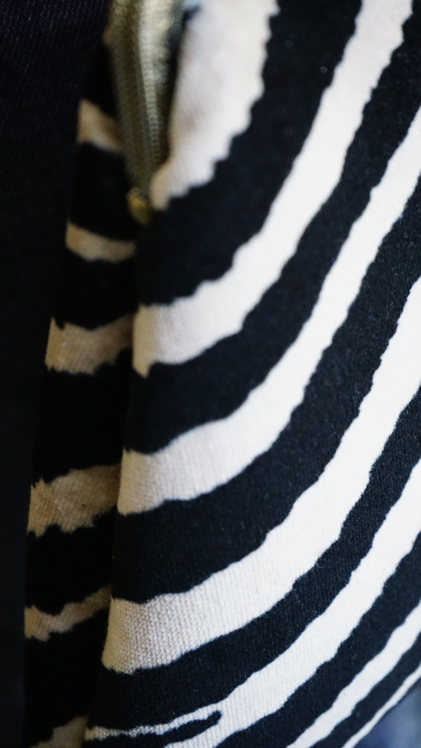 Giulia Maxi Velvet Zebra