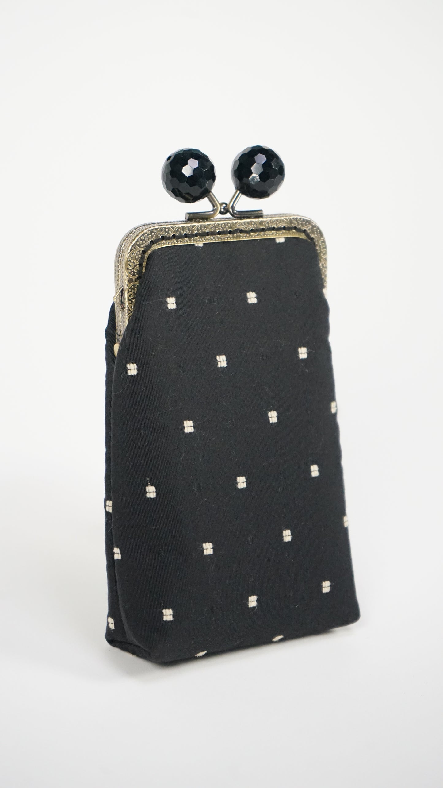 Ludovica Black Pois Beige