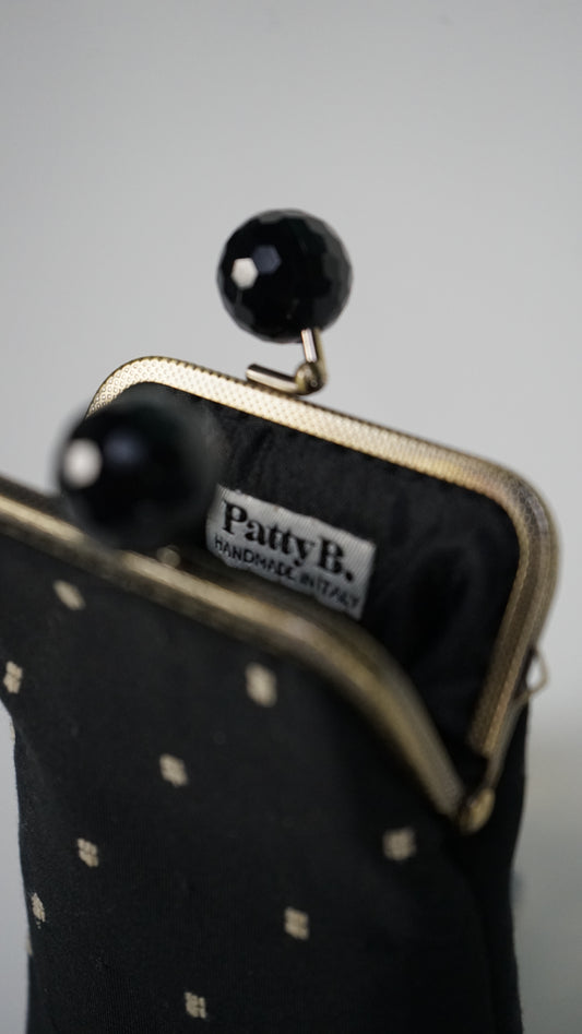 Ludovica Black Pois Beige