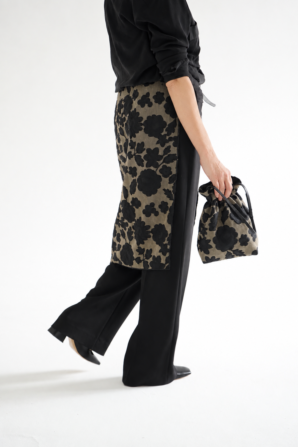 Petit Sac black Flora