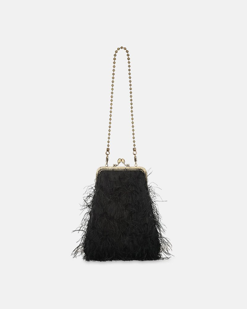 GIULIA Maxi Feather black