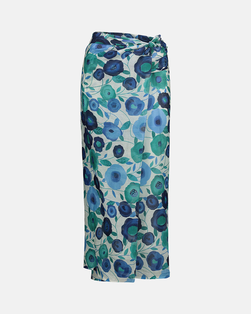 Pareo Floral Blue