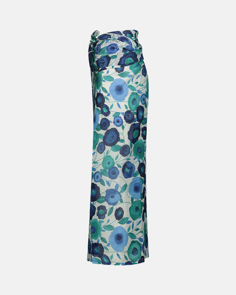 Pareo Floral Blue