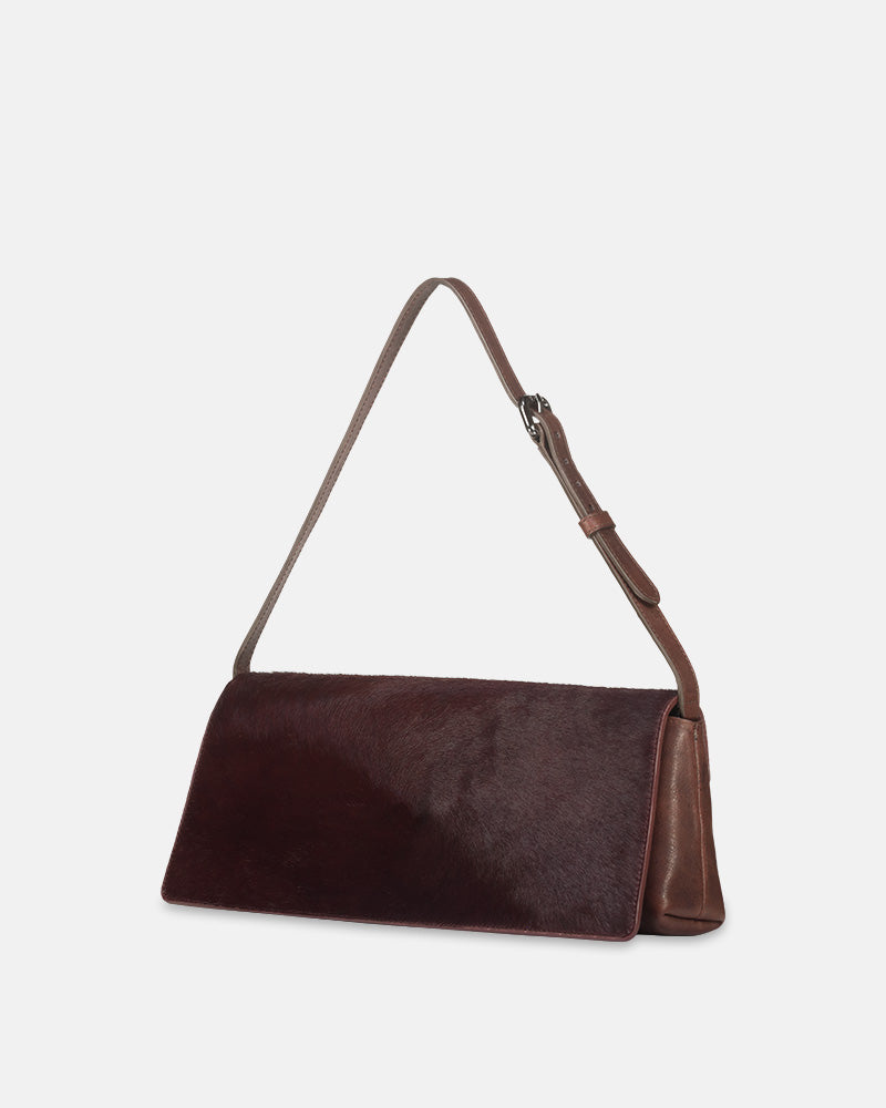 Oblique Burgundy and Brown