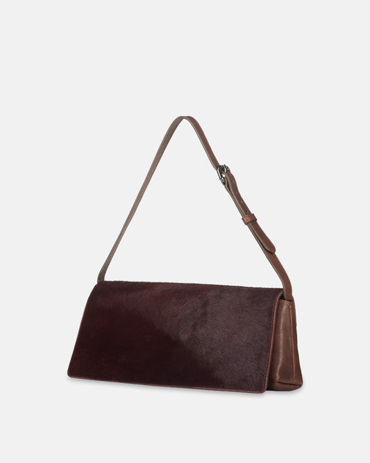 Oblique Burgundy and Brown