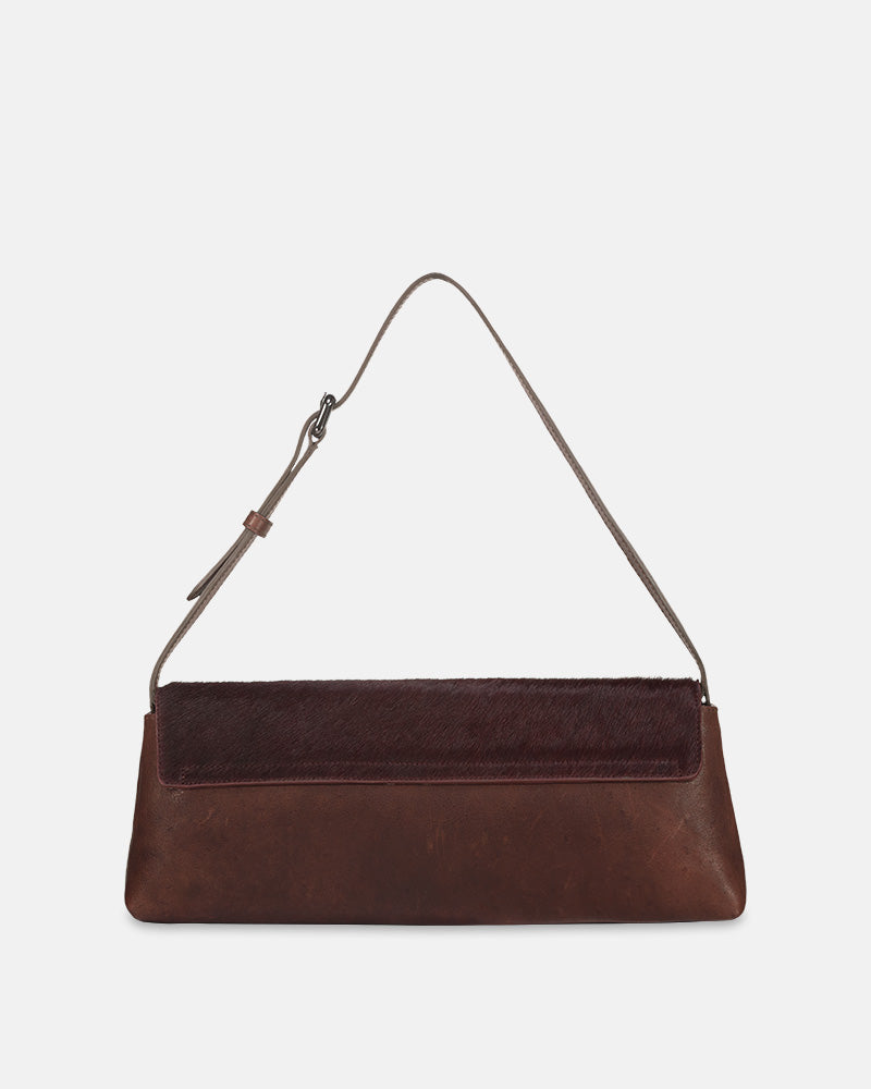 Oblique Burgundy and Brown