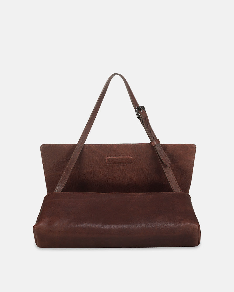 Oblique Burgundy and Brown