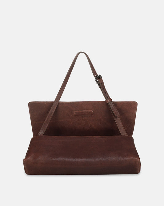 Oblique Burgundy and Brown