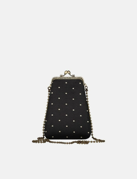GIULIA Black pois beige
